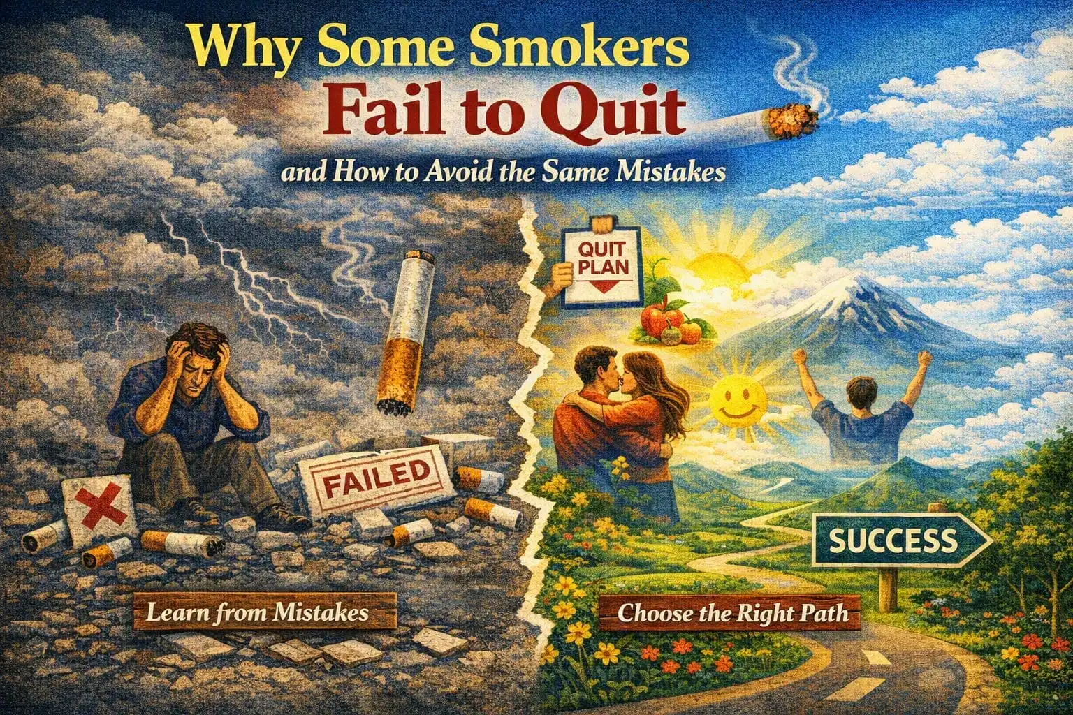 Why Some Smokers Fail to Quit and How to Avoid the Same Mistakes
