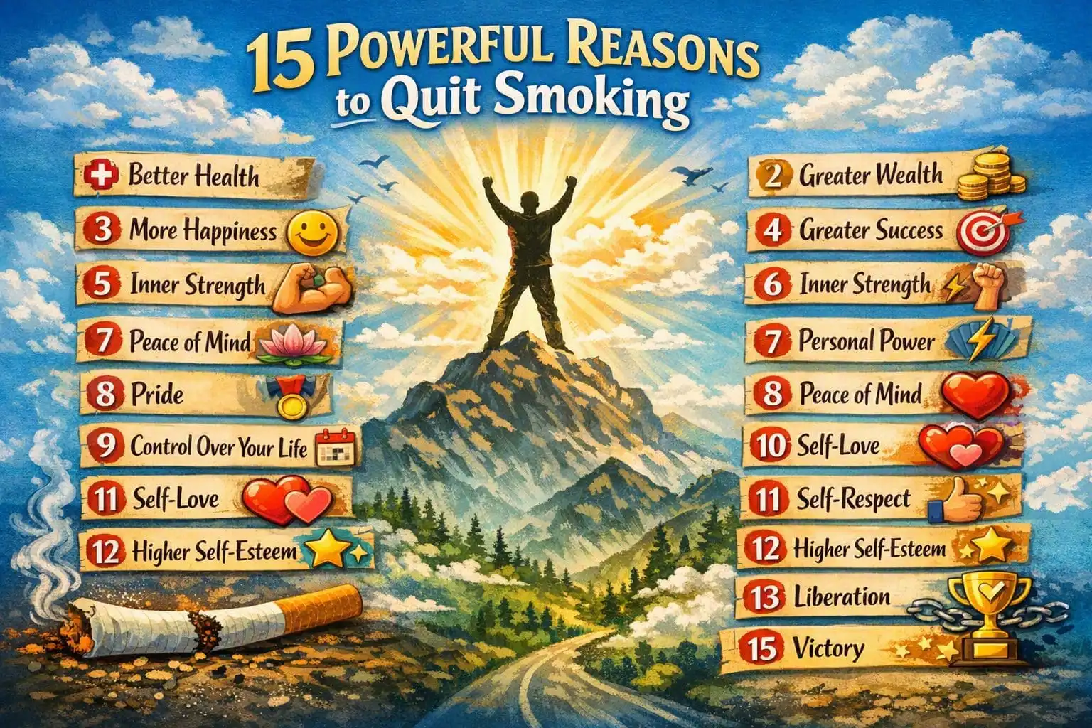 15 Powerful Reasons to Quit Smoking
